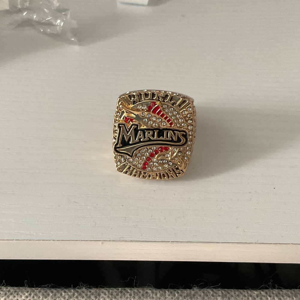 Gold and Black Championship Ring